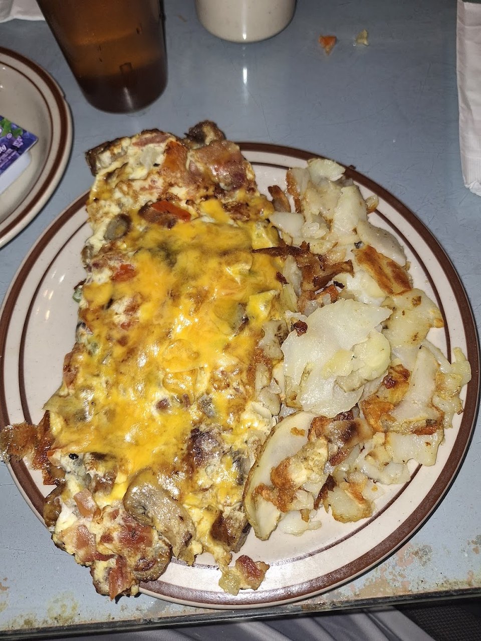 Western Omelet with Home Fries
