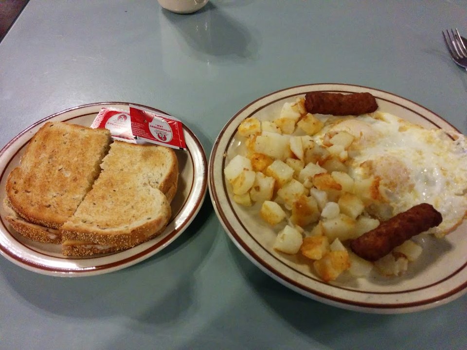 6 Breakfast Eggs over Easy Toast
