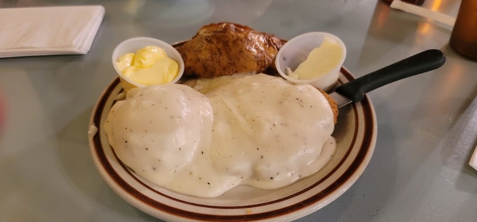 Two Biscuits & Gravy